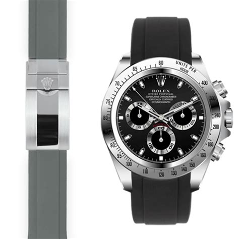 daytona kautschuk armband|rolex daytona leather strap.